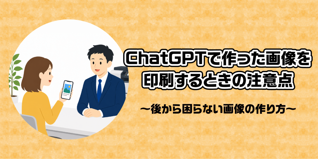 チャットGPTで作った画像を印刷